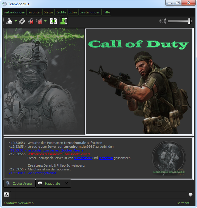Call of Duty - Teamspeak3 Design